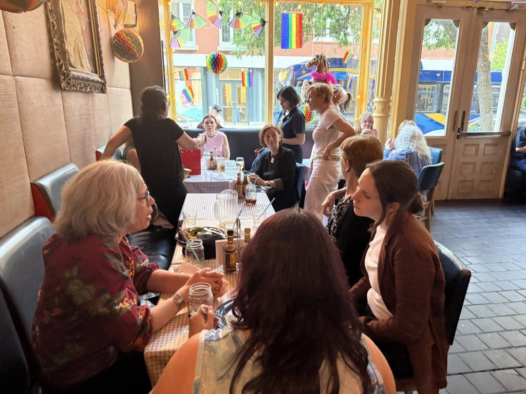 People sitting at a table
