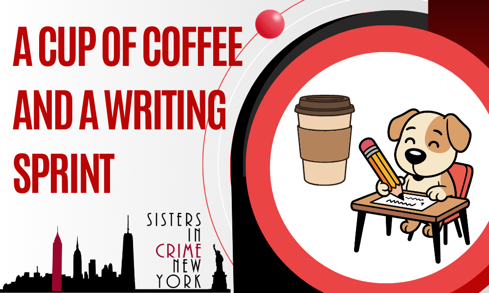 a cup of coffee and a writing sprint